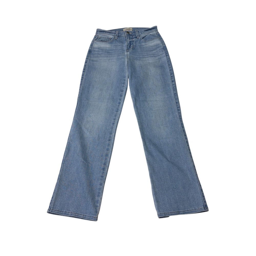 LAGENCE High Rise Flare Jeans Light Wash Size 23X26 Denim Made in‎ USA
